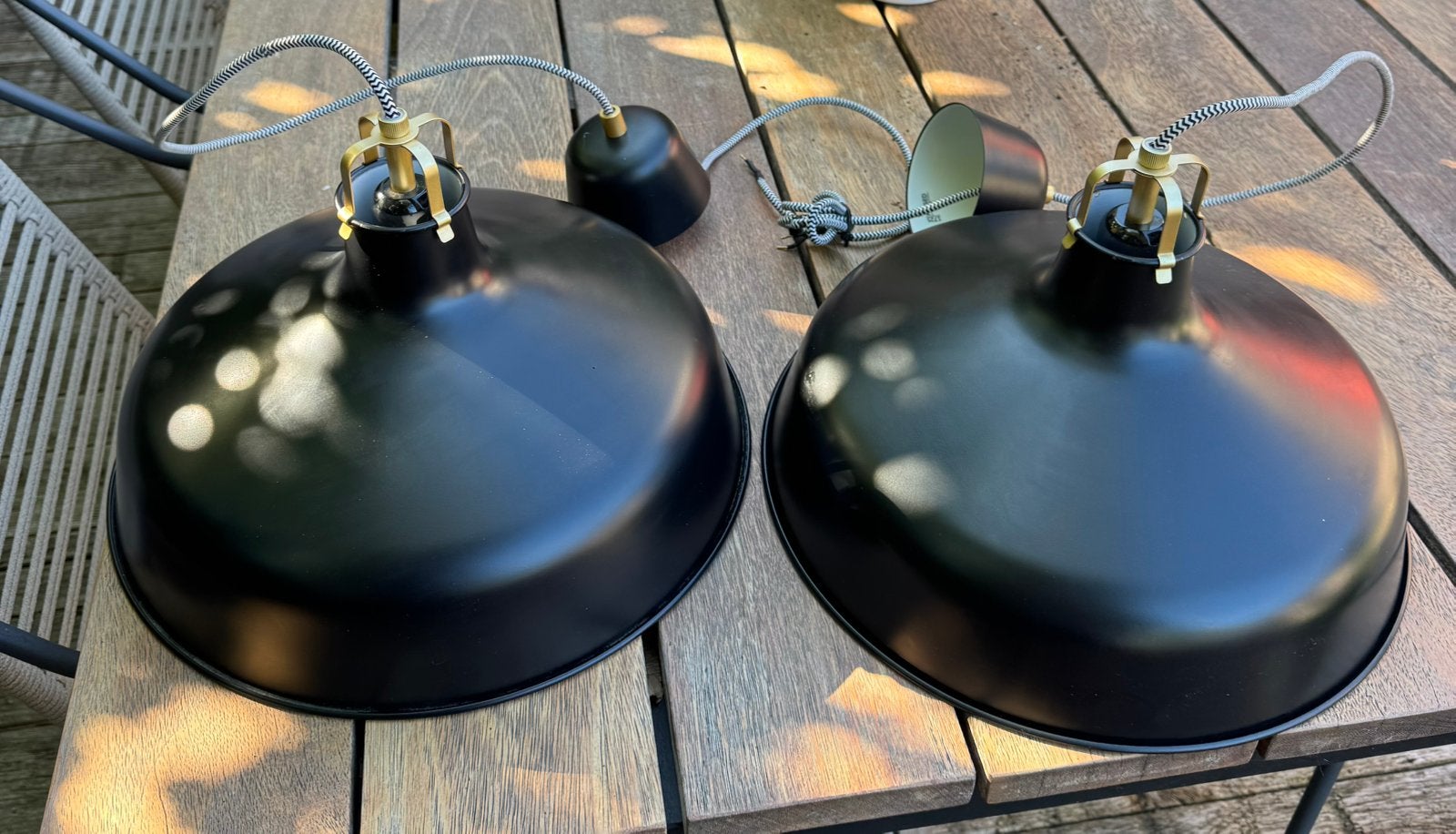 2 lampen kappen, Enlèvement, Utilisé, Métal