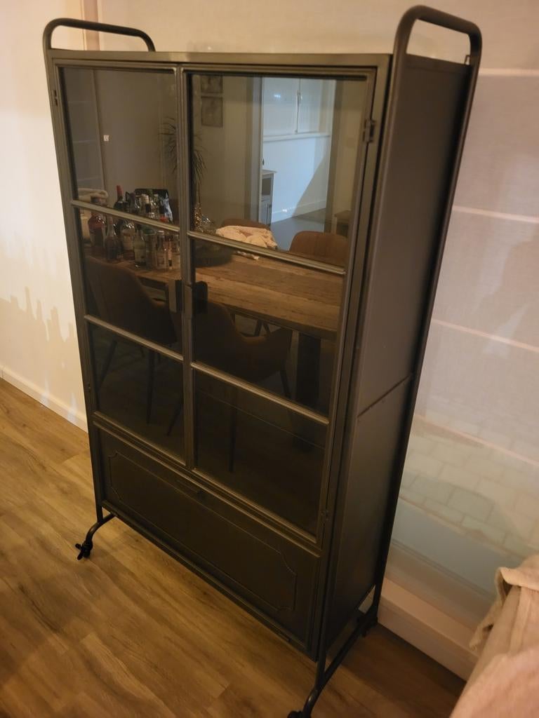 Vitrinekast, Huis en Inrichting, Kasten | Vitrinekasten, Ophalen, Glas