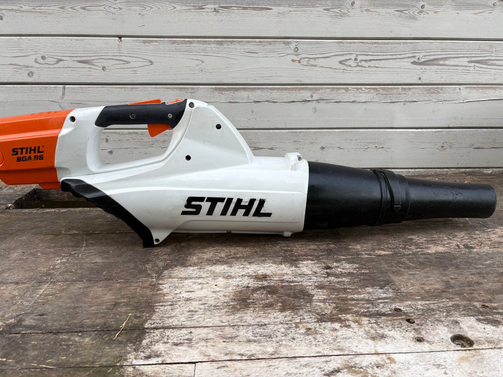 STIHL BGA 85 accu bladblazer, Tuin en Terras, Bladblazers, Ophalen, Zo goed als nieuw, STILL, Accu