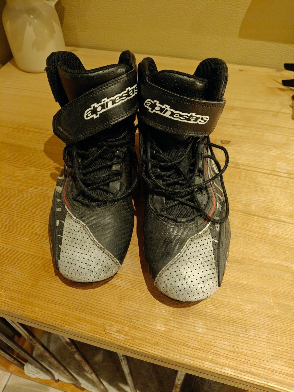 motorschoenen maat 42 te koop, Femmes, Seconde main, Bottes, Enlèvement