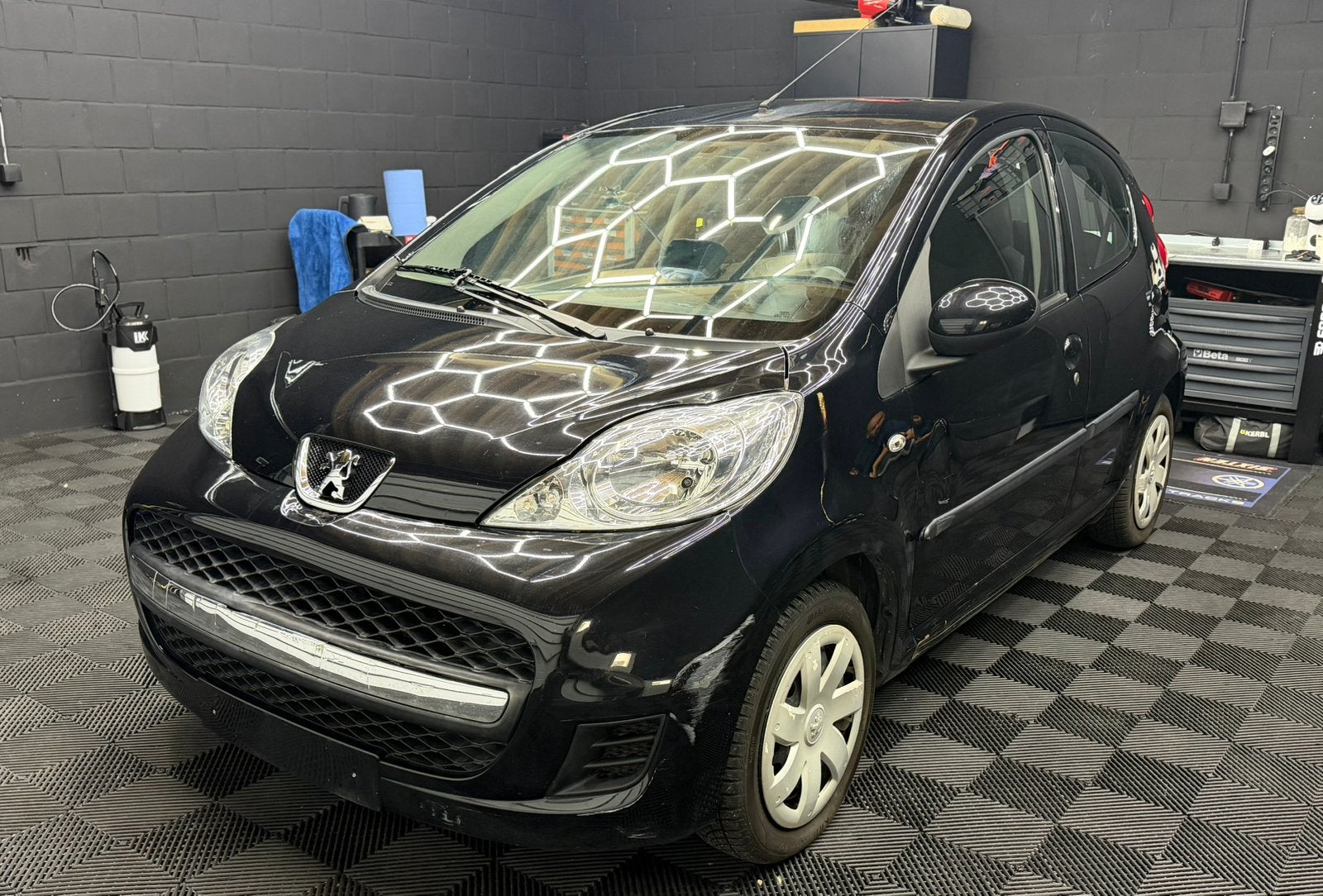 PEUGEOT 107 91.000KM 2009 PRET A IMMATRICULER, Achat, Entreprise, Boîte manuelle, Noir