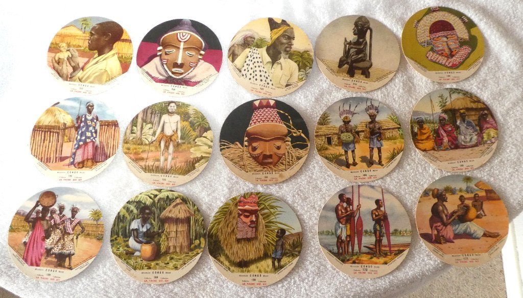 Cromos Congo belge  - La Vache Qui Rit, Collections, Enlèvement ou Envoi