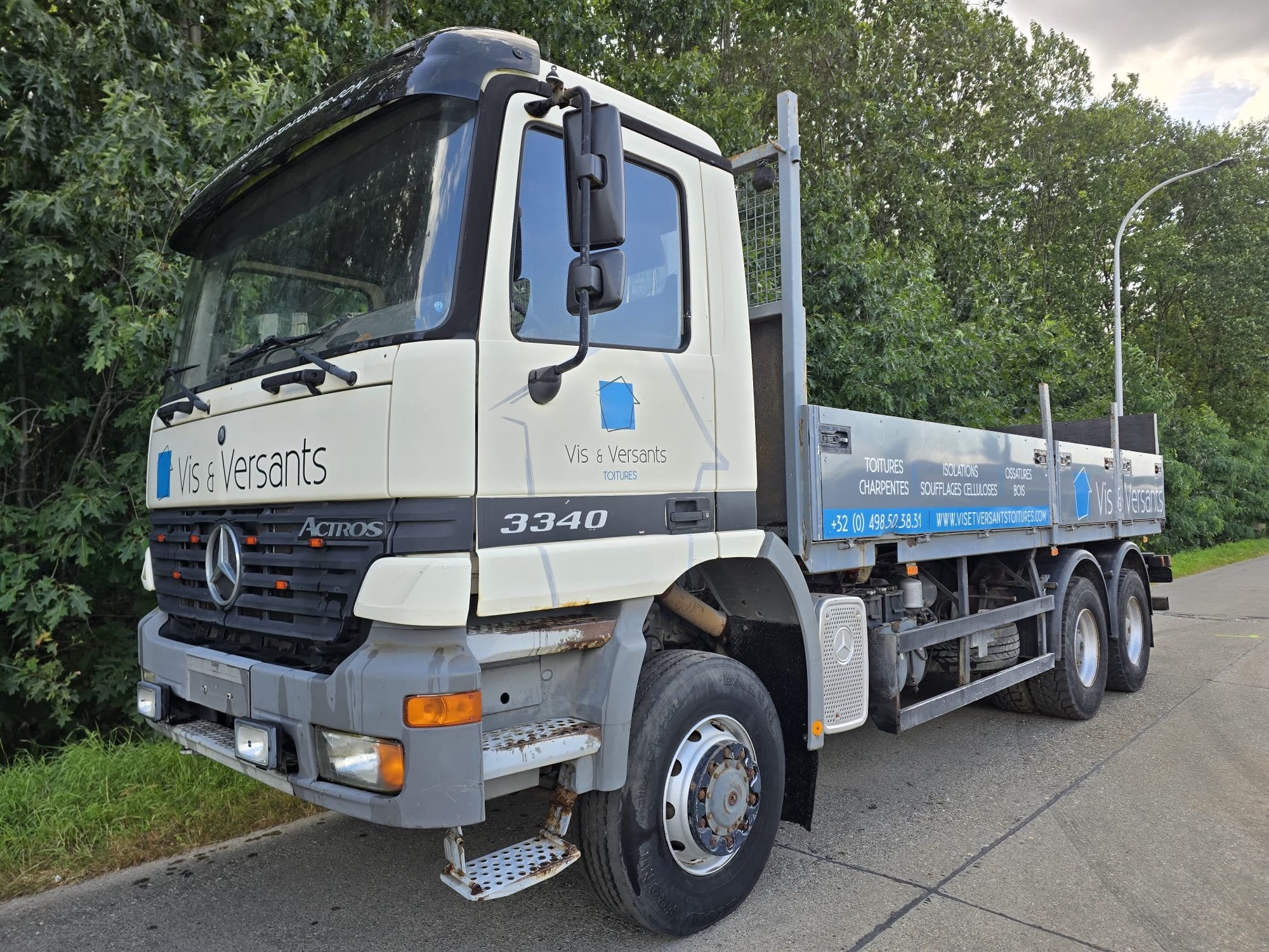 Mercedes-Benz Actros 3340 6x6 / EPS 3 pedals, Autos, Camions, Euro 2, Achat, Entreprise, Autres carburants