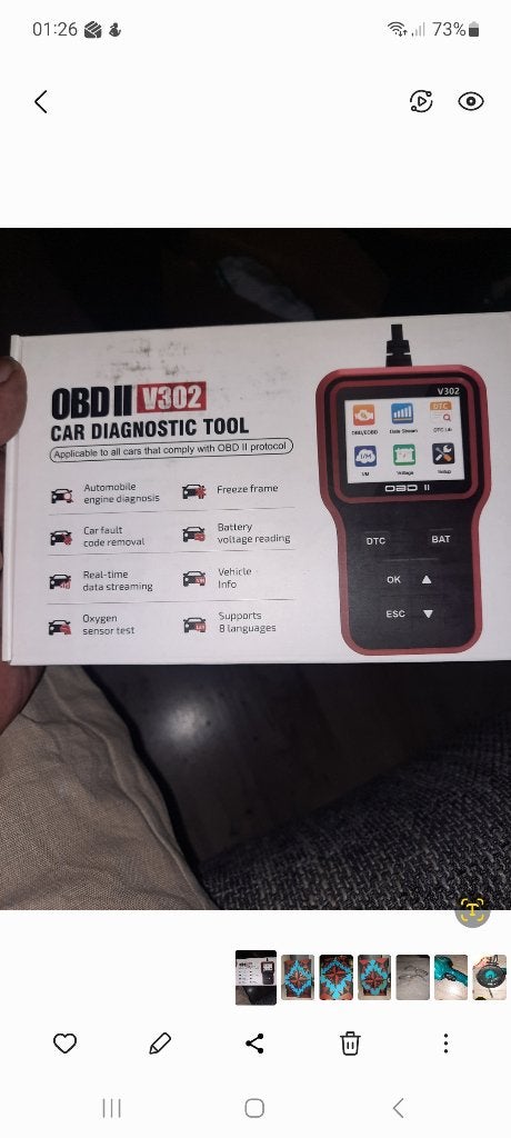 Obd2 V302 cat diagnostic tool, Ophalen, Nieuw
