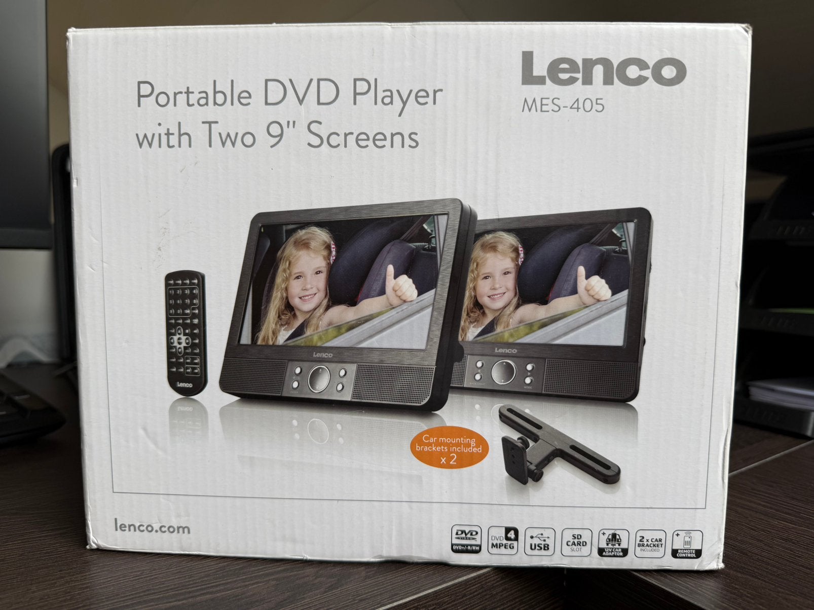 Draagbare Dvd speler voor auto - Lenco MES-405, TV, Hi-fi & Vidéo, Lecteurs DVD, Enlèvement, Utilisé, Lecteur DVD, Autres marques