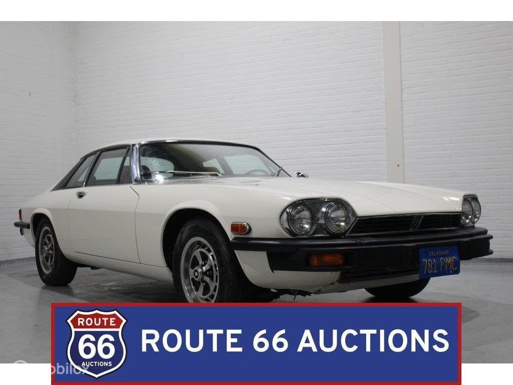 Jaguar XJS V12 | 1976 | Route 66 Auctions, Auto's, Zwart, Bedrijf, Handgeschakeld, Overige carrosserie