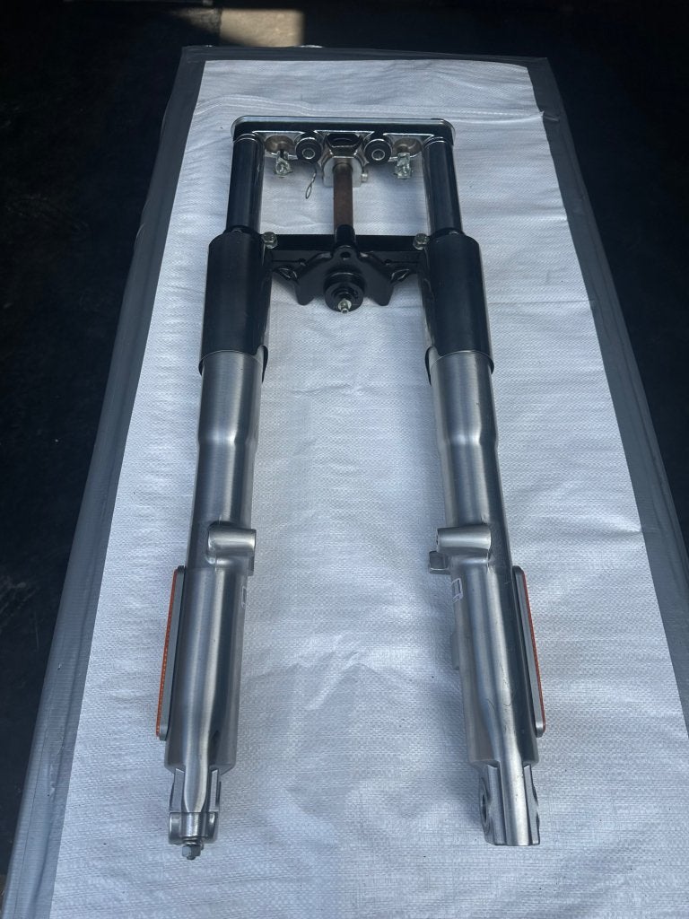 Voorvork fat boy 25 mm as, Motoren, Niet ingevuld, Gebruikt, Niet ingevuld, Ophalen of Verzenden