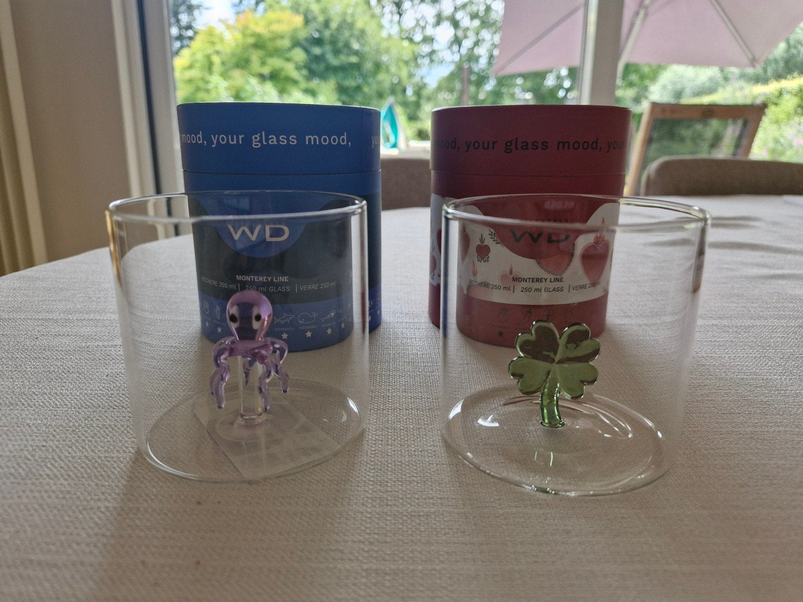 2 nouveaux verres dans leur emballage, Enlèvement ou Envoi