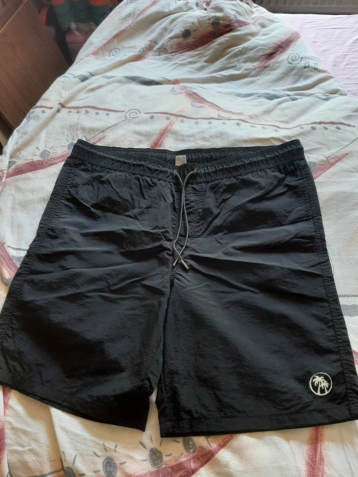 Heren short met rekbaar en koord zwart maat XXL 58, Ophalen, Zwart