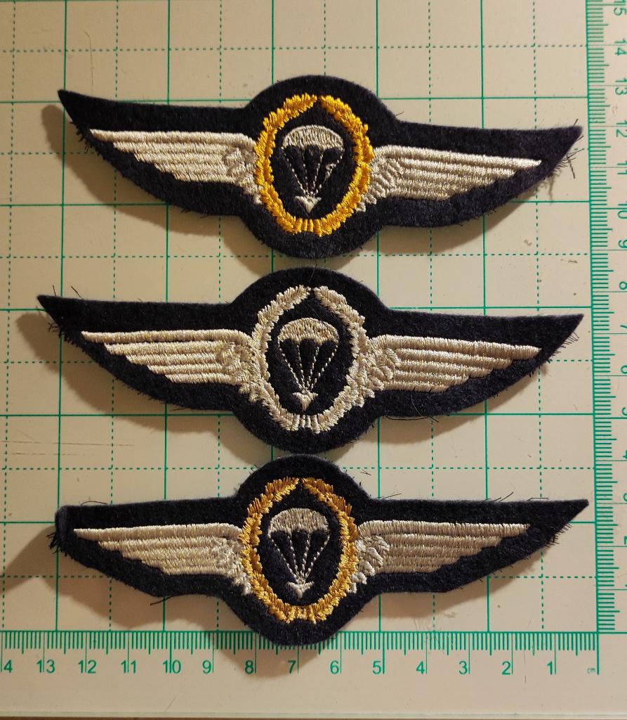 Kentekens voor parachutisten van de Bundeswehr, Verzenden, Landmacht, Embleem of Badge