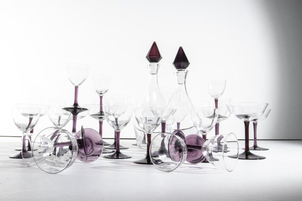 Service de 62 verres Logos & Narkissos, Rozendaal 1929, Enlèvement