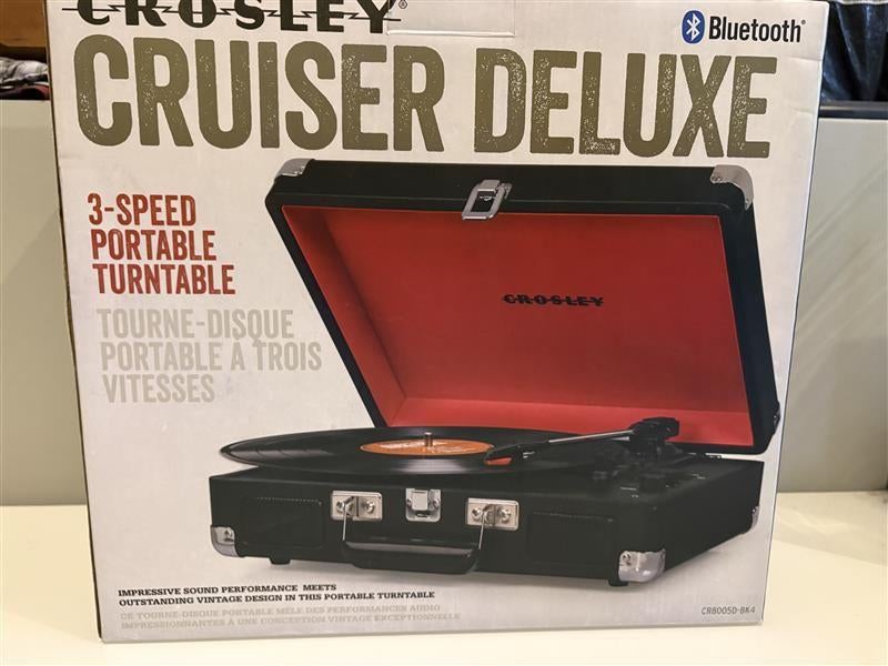 Crosley Cruiser Deluxe Platenspeler, Audio, Tv en Foto, Platenspelers, Nieuw, Platenspeler, Overige merken, Ophalen of Verzenden