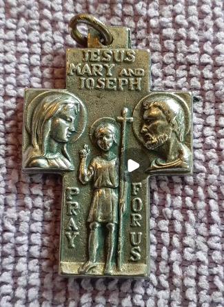 medaille croix religieuse (x2047), Enlèvement ou Envoi, Utilisé, Bijoux, Christianisme | Catholique