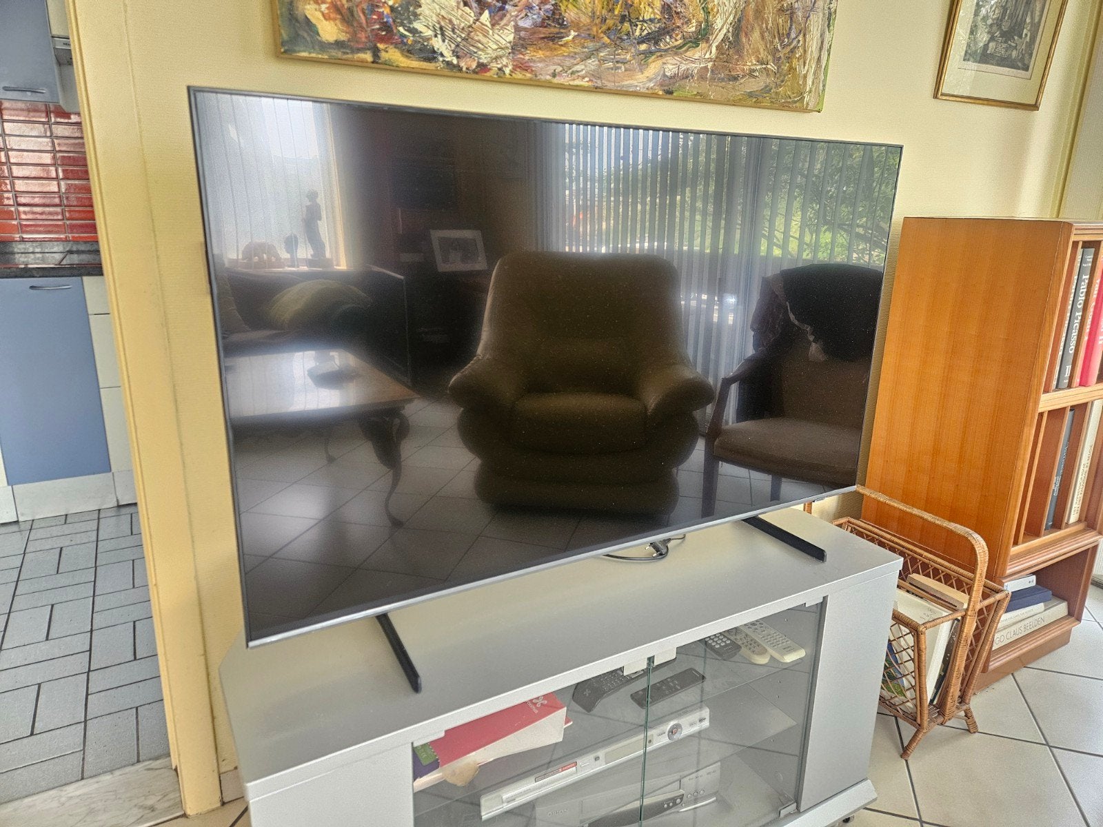 Samsung QE50Q67CAU, Ophalen, LCD, Zo goed als nieuw, Samsung