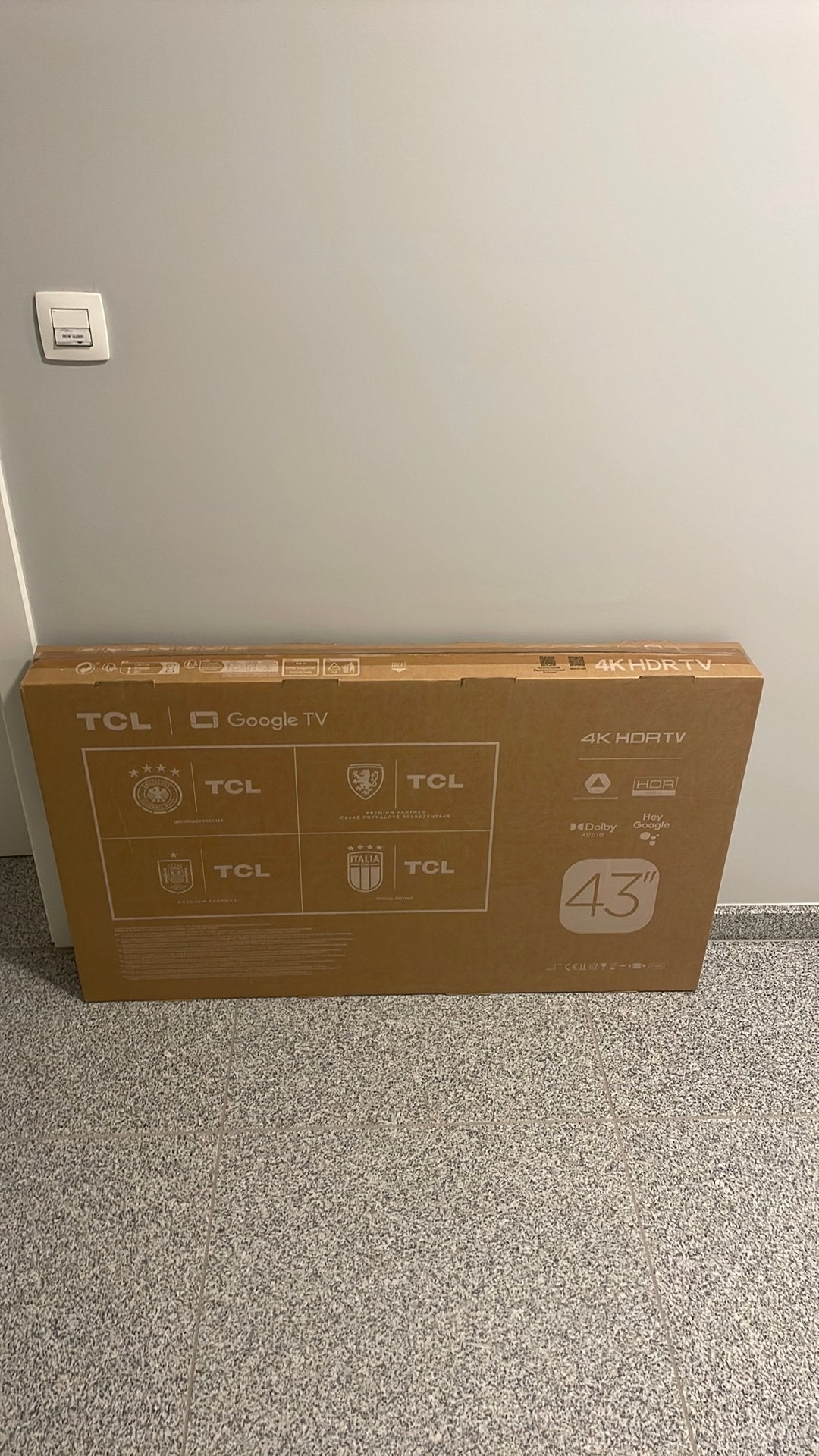 TCL 43” 4K HDR Smart TV met Google TV – nieuw in doos, Ophalen, Zo goed als nieuw, Smart TV