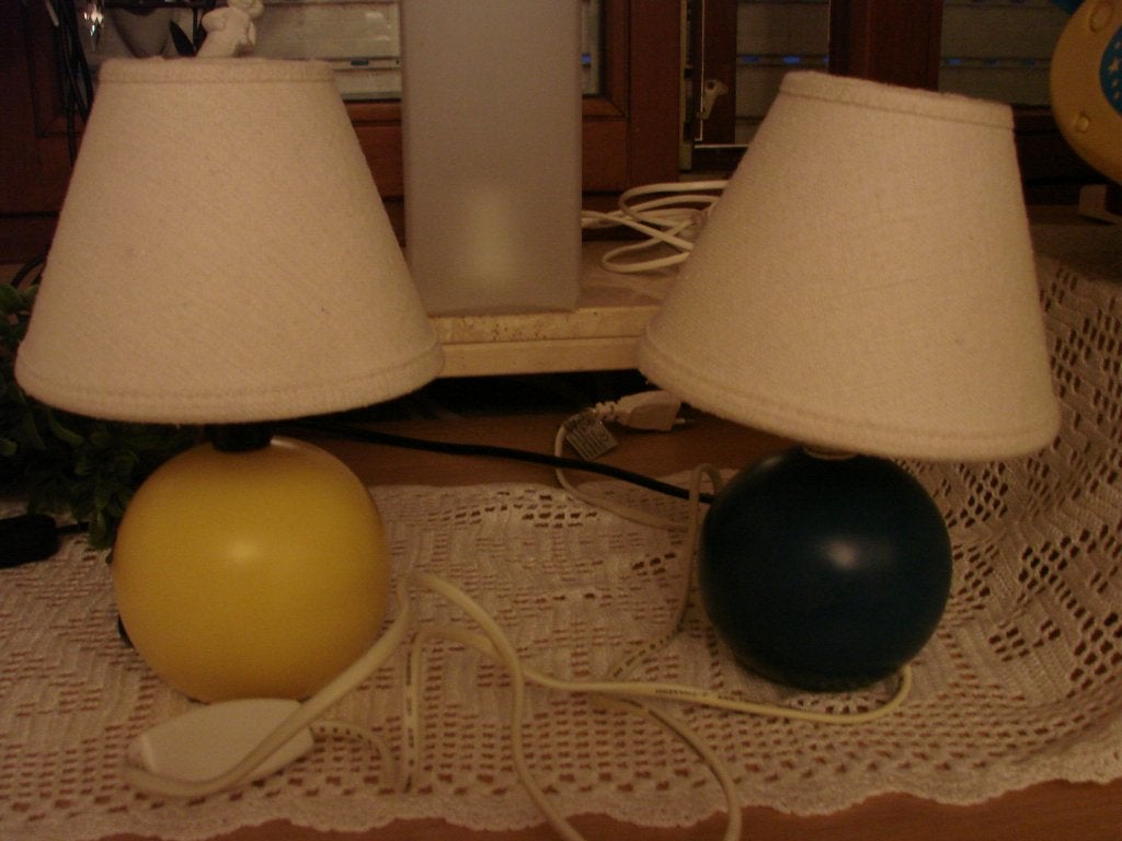 set van 2 nachtlampjes, Ophalen, Gebruikt, Geel, Nachtlamp
