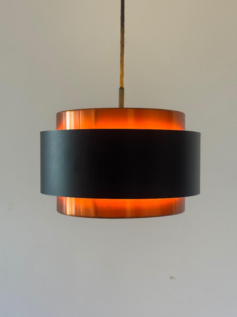Vintage Fog & Mørup Saturn hanglamp / lamp, Ophalen, Scandinavisch, Zo goed als nieuw, Metaal