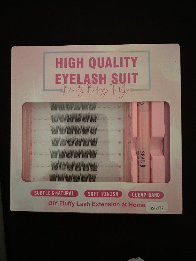 4 nieuwe / ongeopende sets Fluffy wimper Extensions, Ophalen, Ogen, Zwart, Nieuw