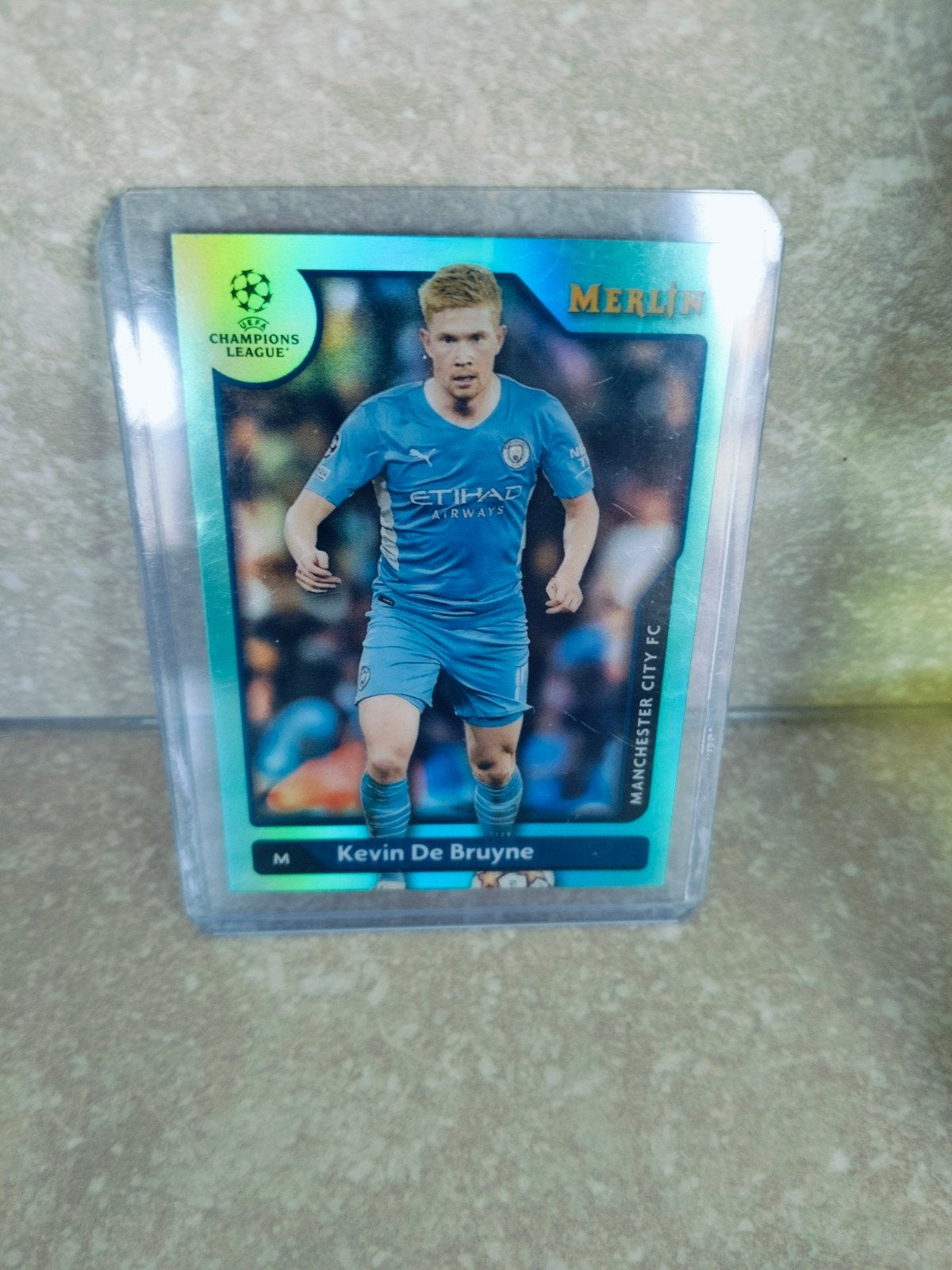 Kevin de Bruyne Topps merlin genummerde kaart, Verzamelen, Sportartikelen en Voetbal, Ophalen of Verzenden