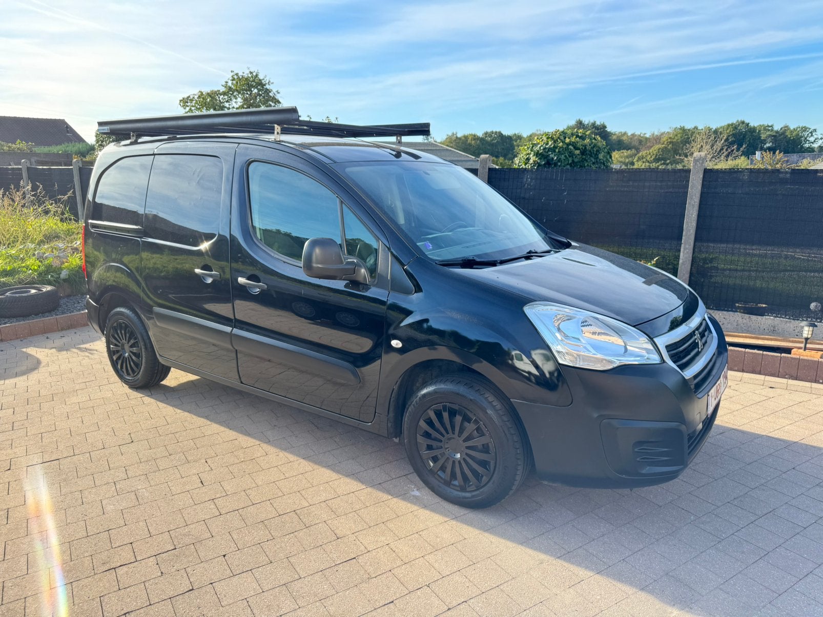 Peugeot partner benzine, Autos, Euro 5, Achat, 3 places, Noir