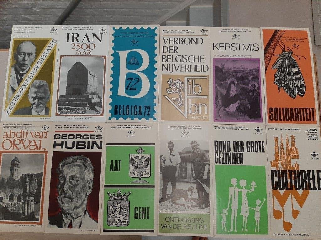Lot Postzegels met Folder 1971, Ophalen, Postfris, Postfris, Postzegelboek