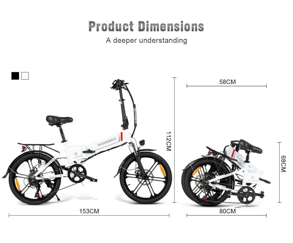Mini opvouwbare elektrische fiets, Fietsen en Brommers, Elektrische fietsen, Ophalen, Nieuw, 50 km per accu of meer, Overige merken