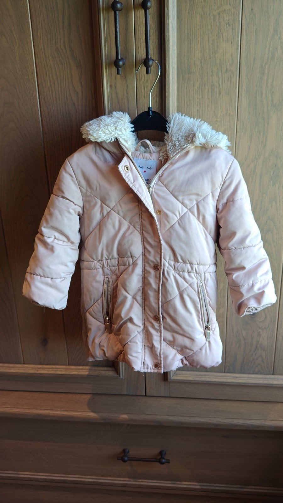 Veste matelassée rose avec doublure en teddy - Milla Star ta, Enfants & Bébés, Enlèvement ou Envoi, Comme neuf, Milla Star, Fille