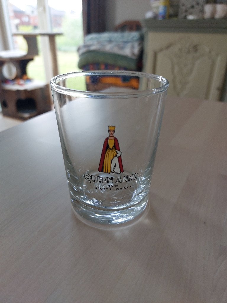 Queen Anne Whisky glas – goede staat, Ophalen, Zo goed als nieuw, Overige typen