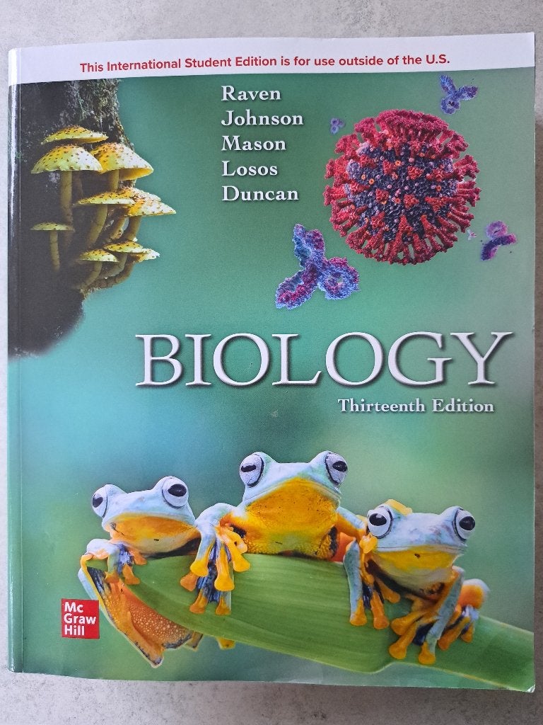 Biology Thirteenth Edition ISE, Enlèvement ou Envoi, Comme neuf, Raven & Johnson, Autres sciences