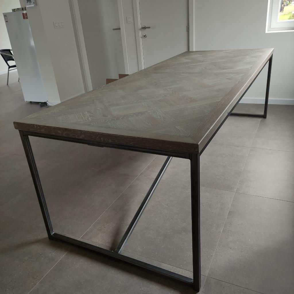 Nieuwe eiken eettafel Annecy 260 x 100 cm, Huis en Inrichting, Tafels | Eettafels, Vijf personen of meer, Eikenhout, Rechthoekig
