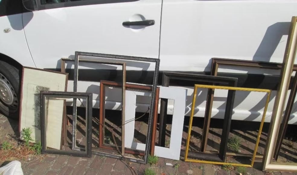 Grote Partij Oude Houten Lijsten, Ophalen, Hout