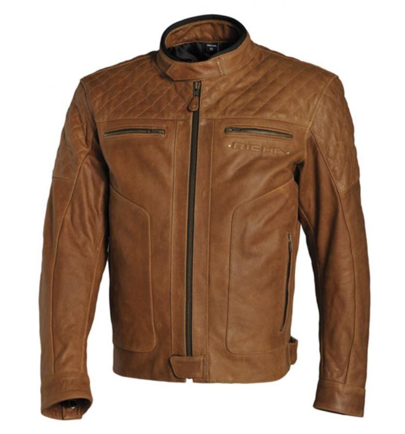 RICHA Memphis cognac T56 - XXL, Motoren, Kleding | Motorkleding, Heren, Jas | leer, RICHA, Ophalen of Verzenden