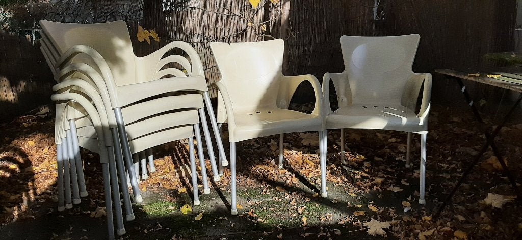 Stoelen voor binnen en buiten, Huis en Inrichting, Ophalen, Zo goed als nieuw, Moderne, Vijf, Zes of meer stoelen