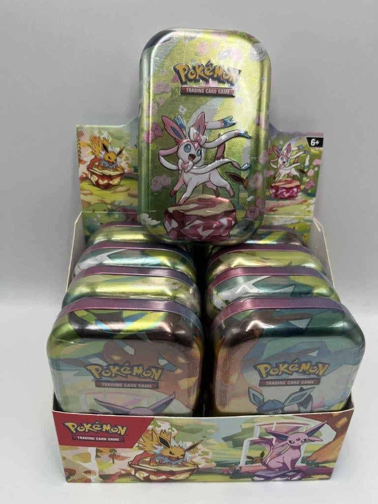 Pokémon : Prismatic Evolutions Mini Tin(s), Ophalen of Verzenden, Nieuw, Booster, Foil