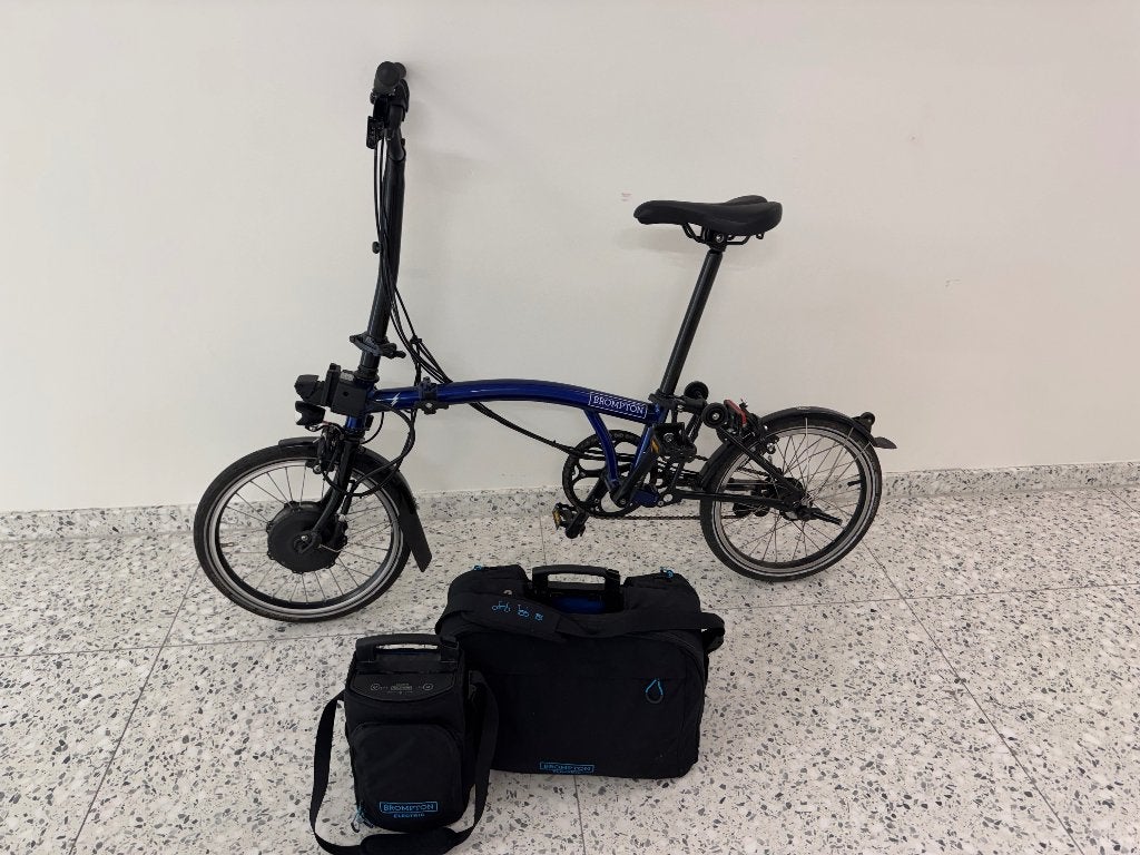Brompton Electric H6L 300Wh – zo goed als nieuw, Ophalen, Brompton, Velgrem, 16 tot 18 inch