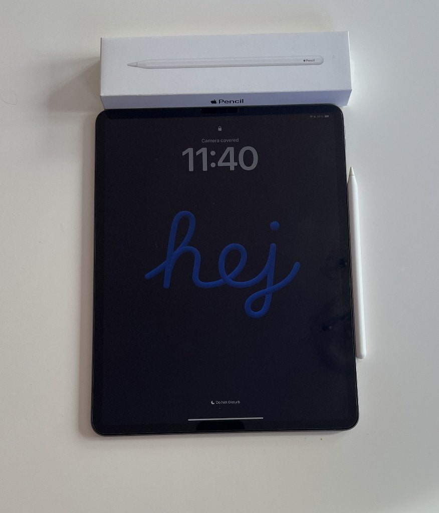 iPad Pro 12,9" (4e gen) 256GB WiFi + Apple Pencil 2, Ophalen, 13 inch of meer, Zo goed als nieuw, Apple iPad Pro