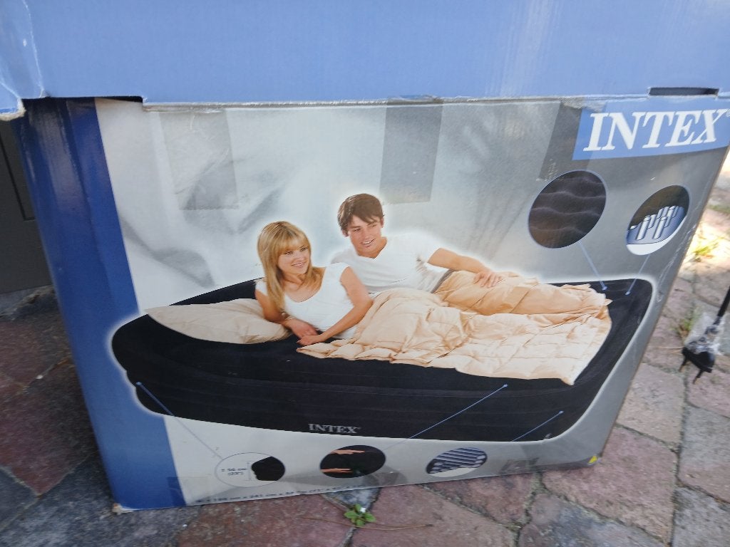 opblaasbaar bed, Ophalen, Overige materialen, Tweepersoons, Zo goed als nieuw