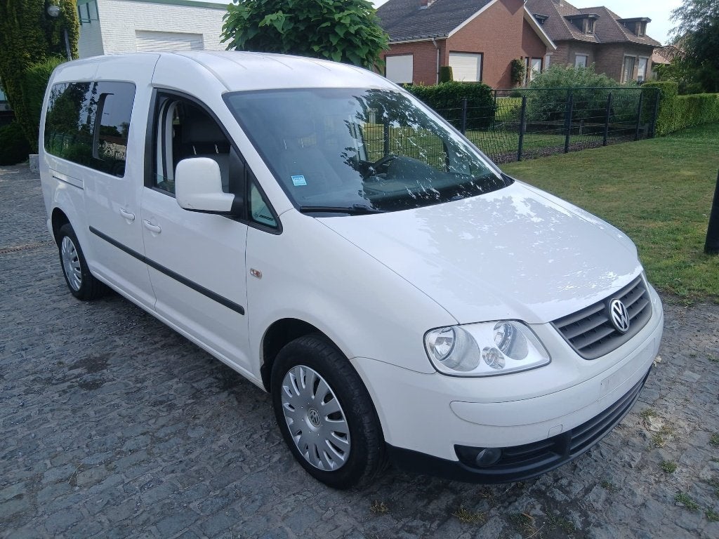VW/CADDY MAXI/1.9 TDI/77 KW/NUTSVOORZIENING/5 PL/A.C, Wit, 1900 cc, Particulier, 77 kW