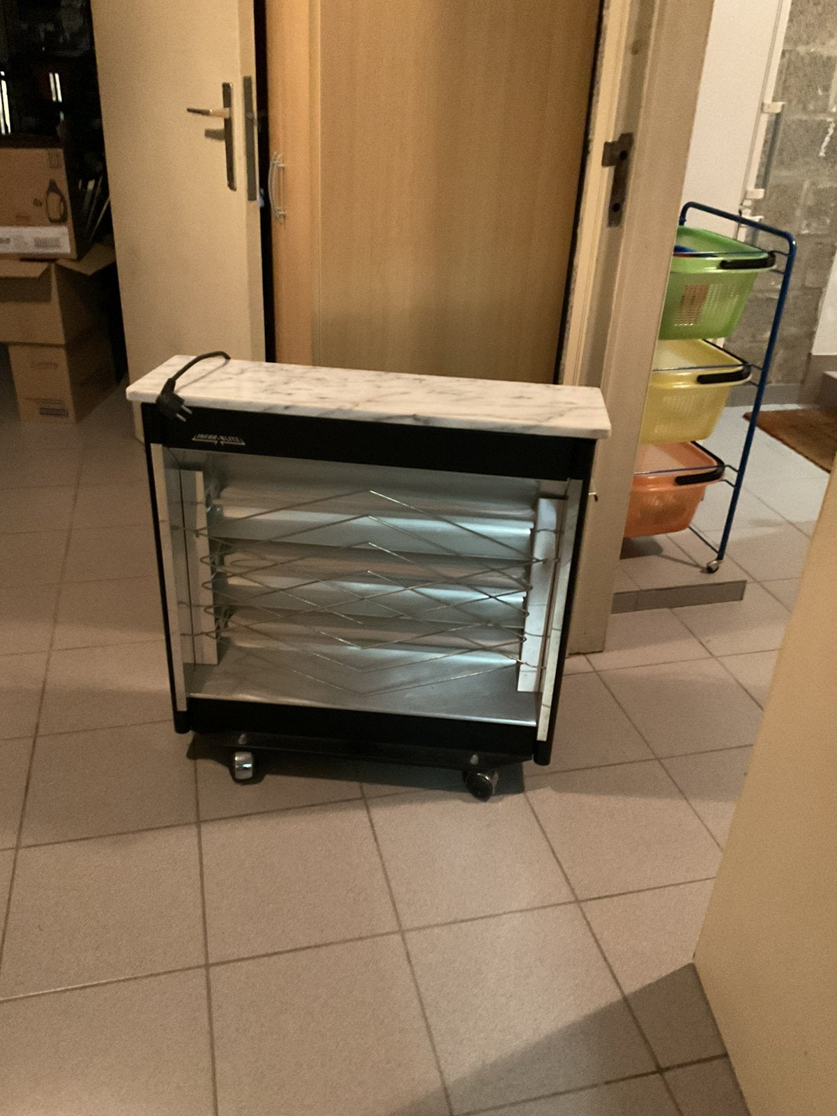Elecktrische verwarming, Doe-het-zelf en Bouw, Ophalen, Gebruikt, Kachel