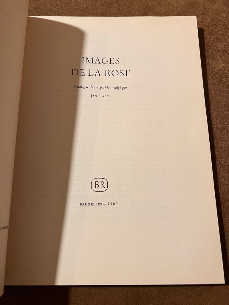 Images de la rose - Jan Balis 1966, Enlèvement ou Envoi, Utilisé, Fleurs, Plantes et Arbres, Jan Balis