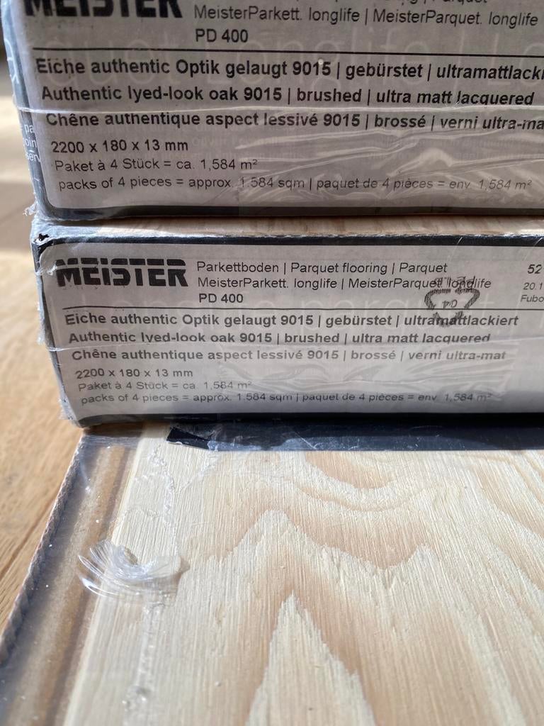 Meister parket eik, Ophalen, Nieuw, Parket
