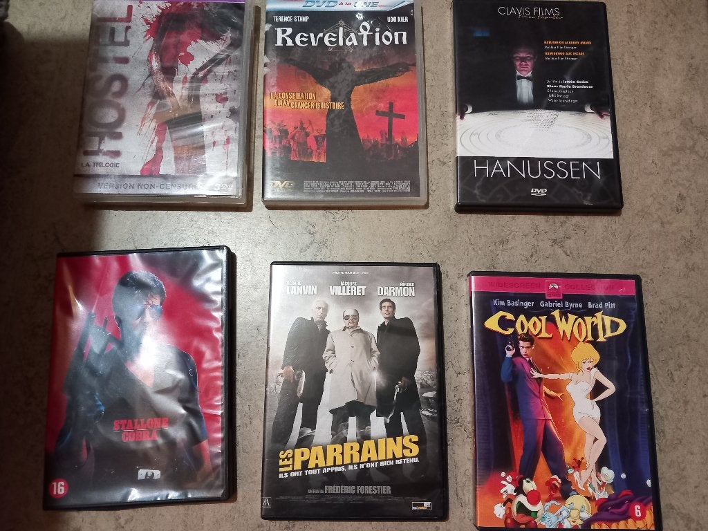 Lot 1 coffret 3 dvd+ 5 DVD (Action, Horreur, Comédie, Drame), Cd's en Dvd's, Dvd's | Horror, Inclusief doosje, Zo goed als nieuw
