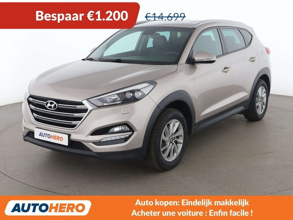 Hyundai Tucson 1.6 Classic blue 2WD, Autos, Hyundai, Cuir, Achat, Boîte manuelle, 5 portes