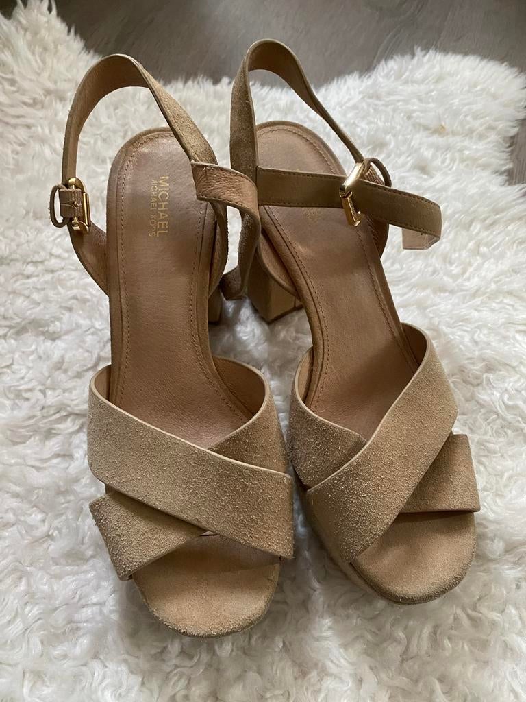 Sandalen van Michael Kors, Kleding | Dames, Schoenen, Beige, Gedragen, Sandalen of Muiltjes, Ophalen of Verzenden