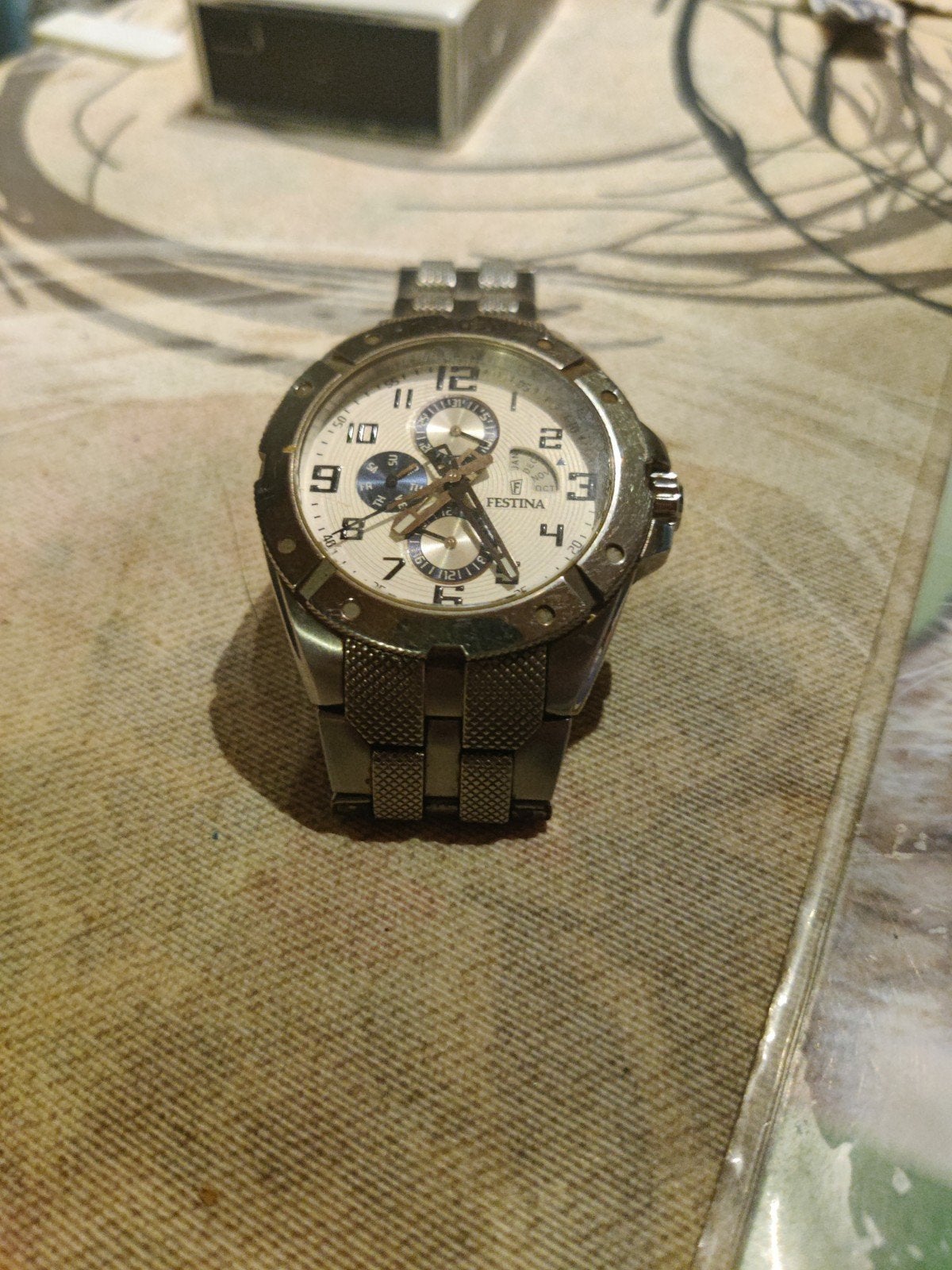 horloge festina grts band, Enlèvement