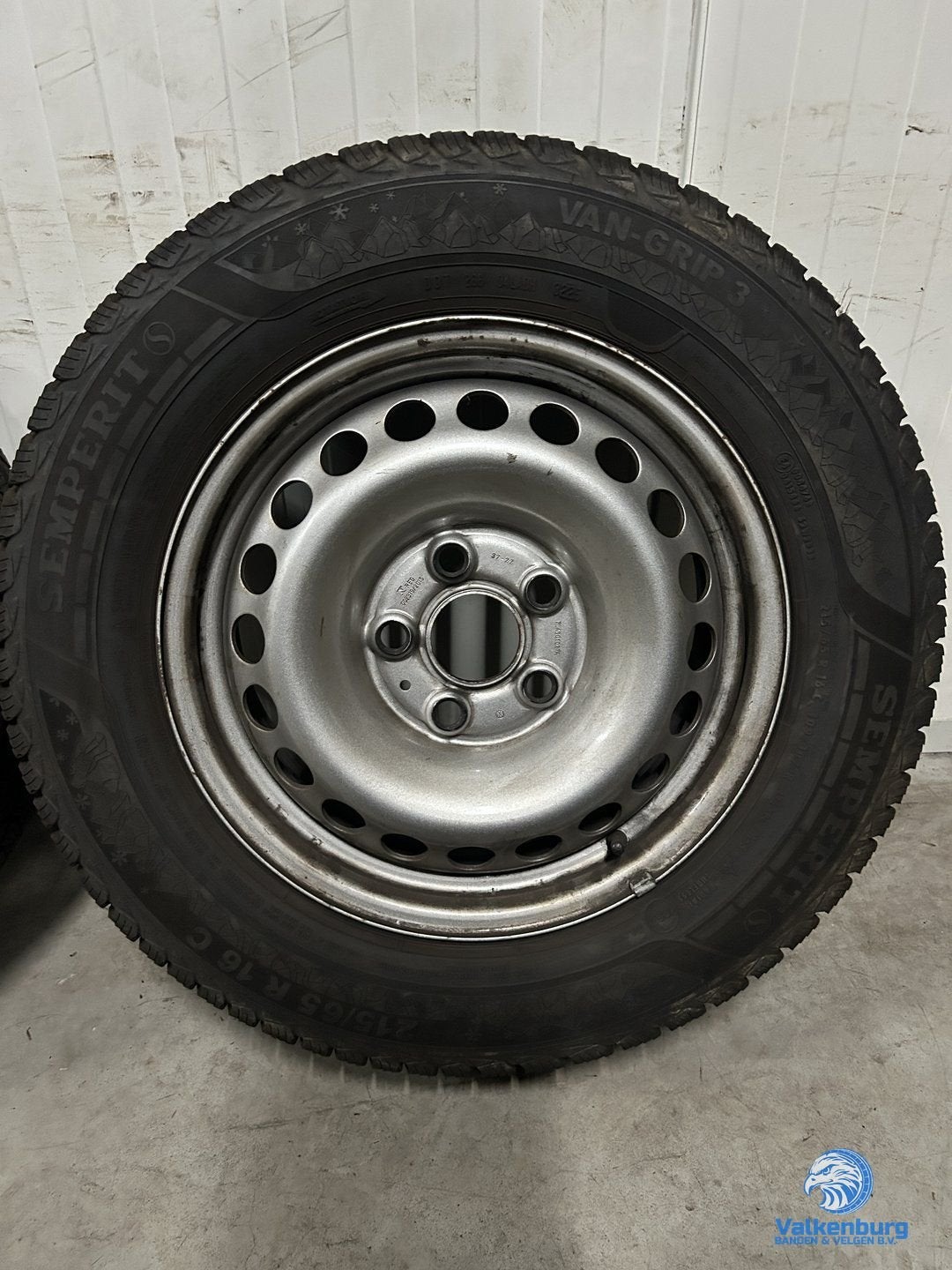 9mm! Originele VW Transporter T5 GP T6 T6.1 16 inch stalen v, Auto-onderdelen, -, Banden en Velgen, -, Bestelwagen