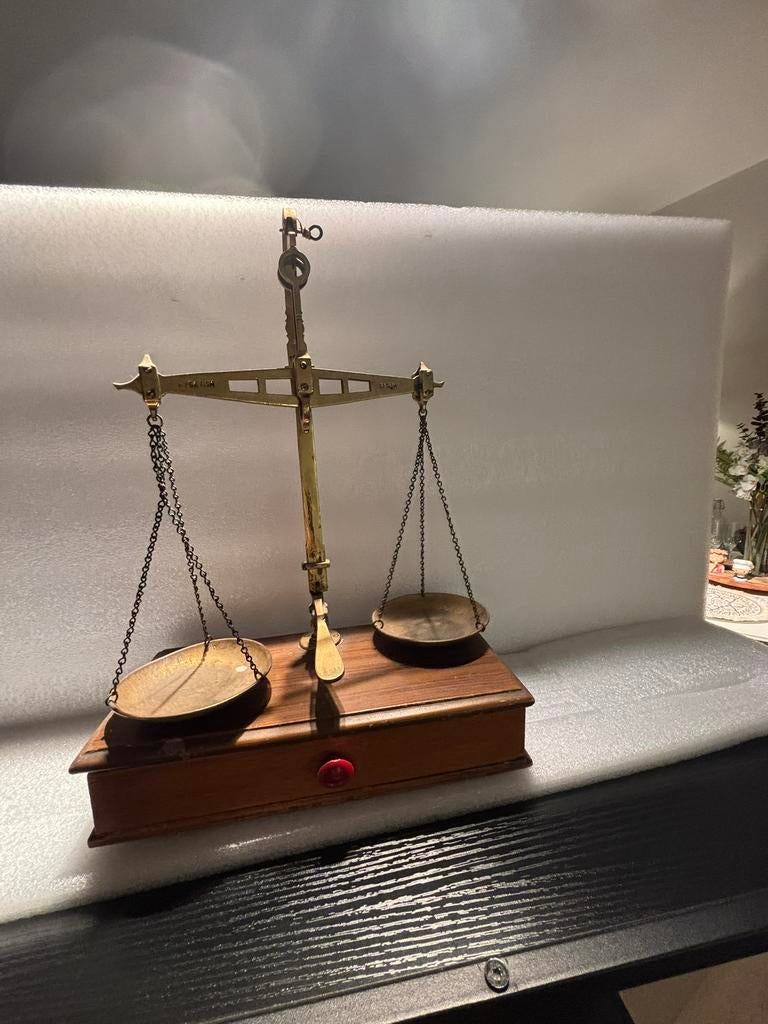 Antieke balansweegschaal, Antiek en Kunst, Ophalen