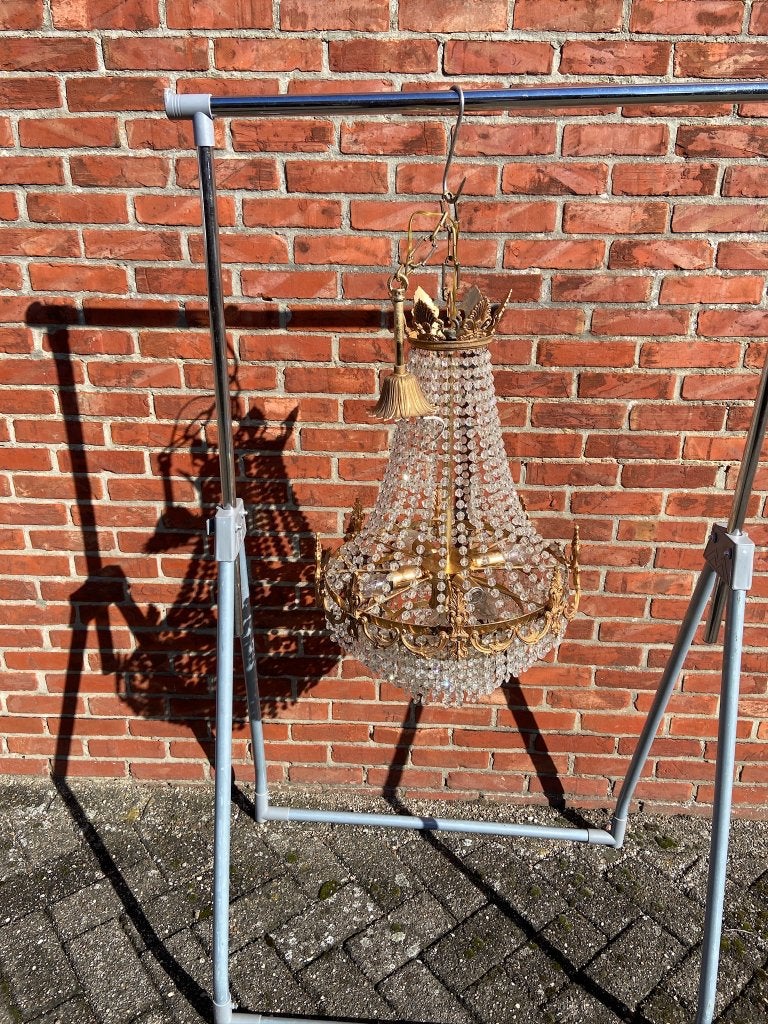 Kristallen zakluster met belletjes, Huis en Inrichting, Ophalen, Gebruikt