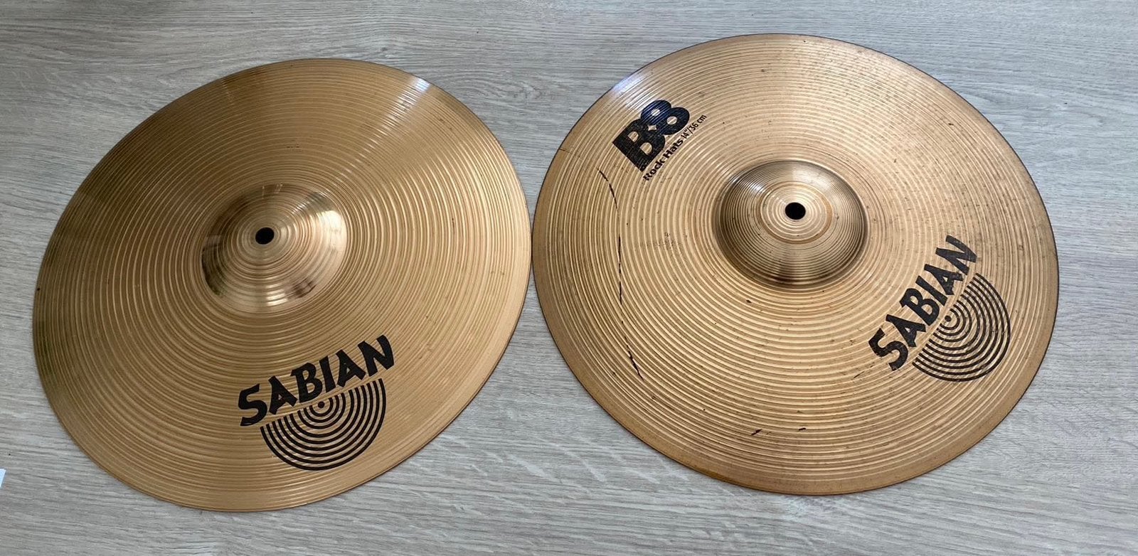 Cimbalen high head sabian, Muziek en Instrumenten, Ophalen, Zo goed als nieuw