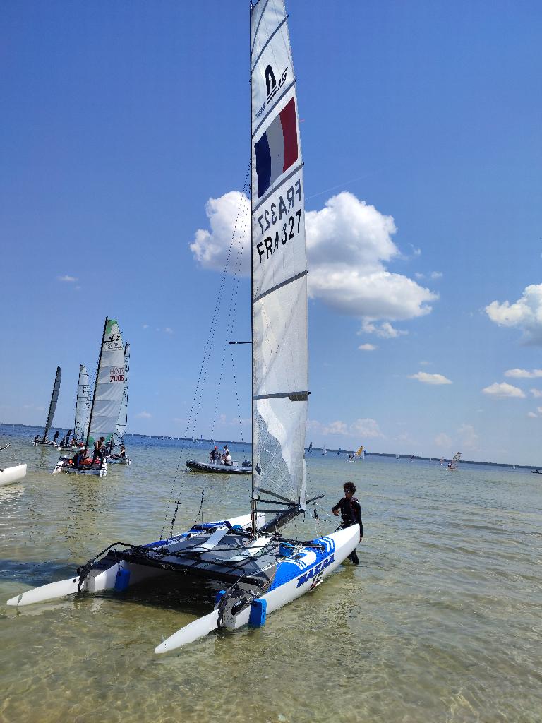 Nacra 15 juillet 2022 + remorque Pega 750kg, Comme neuf, Enlèvement, Nacra, Pas de moteur